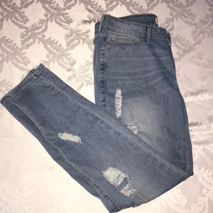 Guess ripped jeans